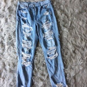 Distressed Jeans